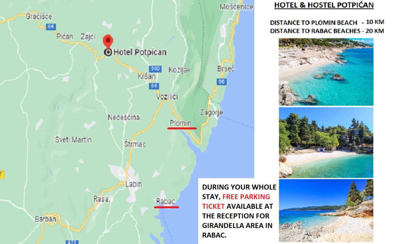 Hotel Potpićan 外观 照片